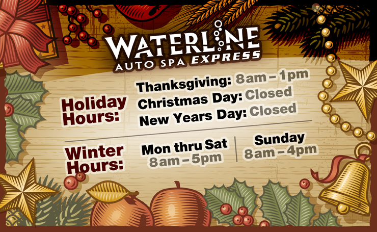 Waterline Holiday Hours Waterline Holiday Hours